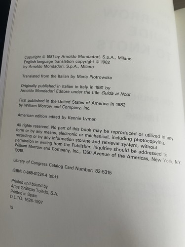 The Morrow Guide To Knots Paperback by Mario Bigon & Guido Regazzoni 1982 - Picture 5 of 5