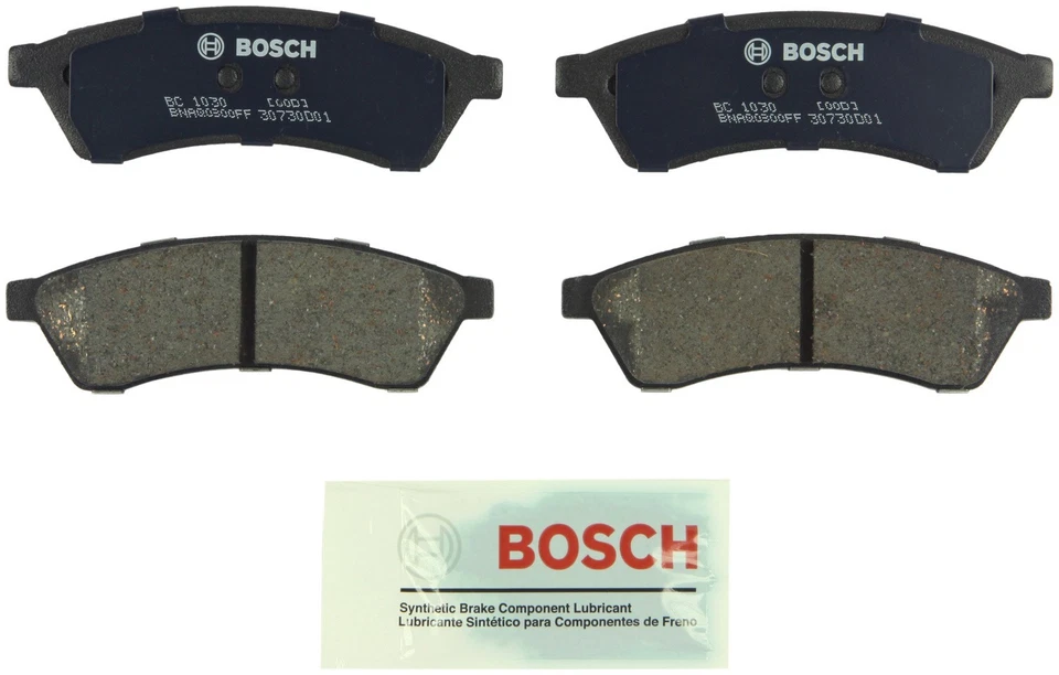 Juego de pastillas de freno de disco traseras Bosch BC1030 para Suzuki Verona Chevrolet Epica 2004-2006 Foto 3 de 4