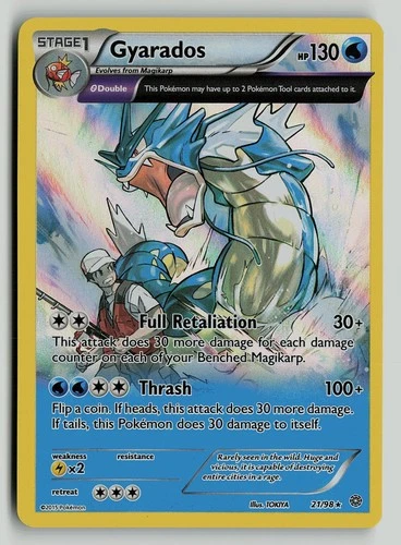 New ListingGyarados 2015 Pokémon 21/98 XY Ancient Origins Stage 1 130 HP Holo Rare Pokemon
