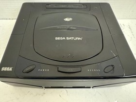Sega Saturn Black MK-80000 Console - Not Fully Tested, Does Turn On