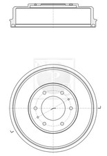 Tambour de frein Fiat 127