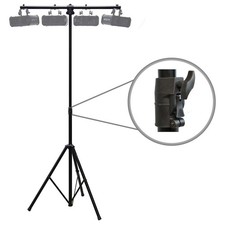 Harmony HA-TBARA Pro DJ Lighting Tripod  T-Bar Light Stand Button Air Lowering