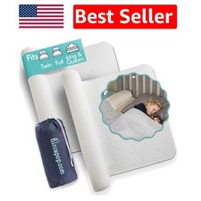 Compact  Convenient Inflatable Bed Rail Bumpers for Safe Toddler Sleep - 2-Pack