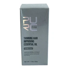 PURC Natural Hair Density Essential Oil 1.18oz 35ml Hair Regrowth Serum NIB