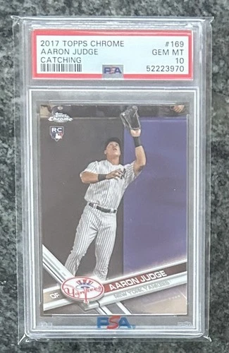 Aaron Judge PSA 10 Rookie Card 2017 Topps Chrome #169