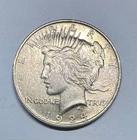 1924-P Peace Dollar S$1 AU/BU 90% Silver Nice luster. Nice toned reverse