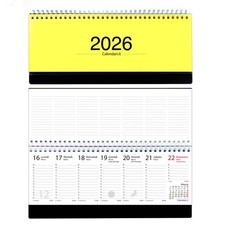 Agenda 2026 settimanale ufficio calendario planning planner - GIALLO