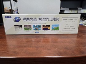 SEGA Saturn MK-80000 Console Controller Cables RF Converter W/Game COMPLETE *VE