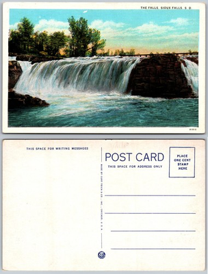 #ad The Falls Sioux Falls SD Postcard $4.87