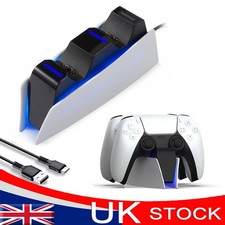 Image of PS5 Controller Charger for Playstation 5 Dualsense Dual Charging Dock Station UK