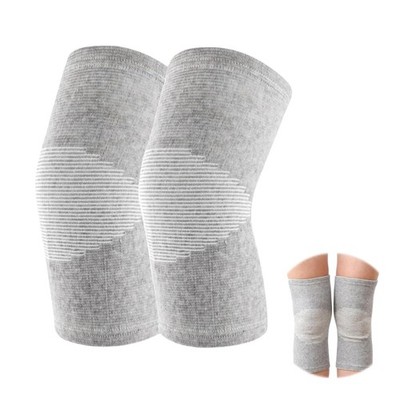 2 Stück Bambus Kniebandage Mit Kompression,Bambus Kniebandage,Kniebandage Männer