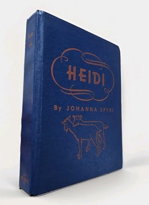 Heidi by Johanna Spyri ~ 1944 ~ Whitman Publishing ~ Illustrated Hardcover
