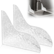 2Pcs Shower Splash Guard Self- Adhesive Shower Water Splash Guard Drip Blocker
