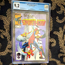 Marvel Web of Spider-Man #2 CGC 9.2 (1985) Spider-Man vs Vulture Very Hot!