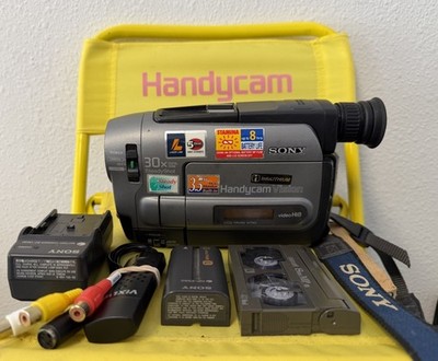 Sony Handycam CCD-TRV62 Hi8 Camcorder + USB Transfer Kit TESTED WORKING  