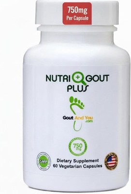 Gout and You NutriGout Plus - Uric Acid Support Premium Formula - 60 Vegetaria