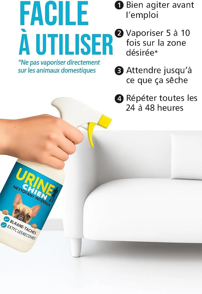 Urine Stop Intérieur Chien 500 Ml - Photo 2/3
