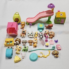Littlest Pet Shop LPS Collection Assorted Animals Accessories Playset Bundle Lot