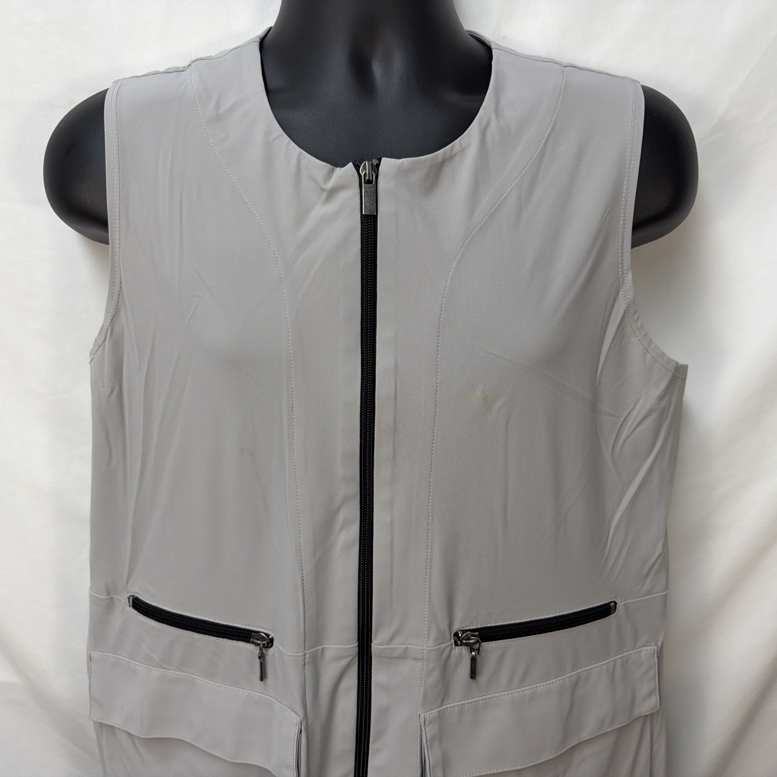 SPIRITHOUSE LIGHT GRAY CARGO UTILITY FULL ZIP TRA… - image 3