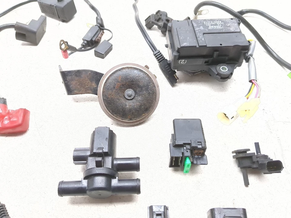 09-12 Kawasaki Ninja ZX6R Juego de relés Pata de cabra Válvula de aire Servo Punta sobre arranque Foto 4 de 4