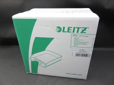 LEITZ plus 5 Stück Ablage Briefkorb LT Clear Klar Neu & OVP