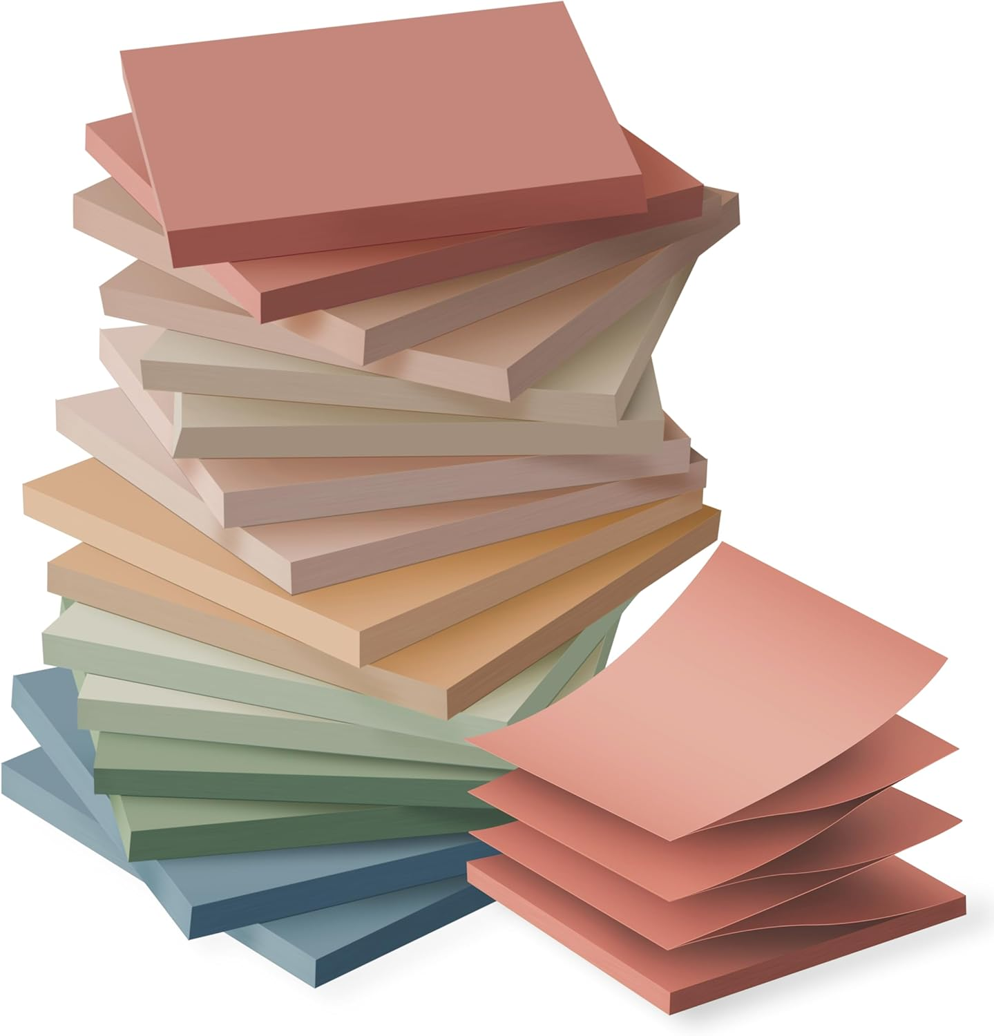 (16 Pack) Pop up Sticky Notes 3X3 in Post Accordion Stickies Super Sticking Powe-image