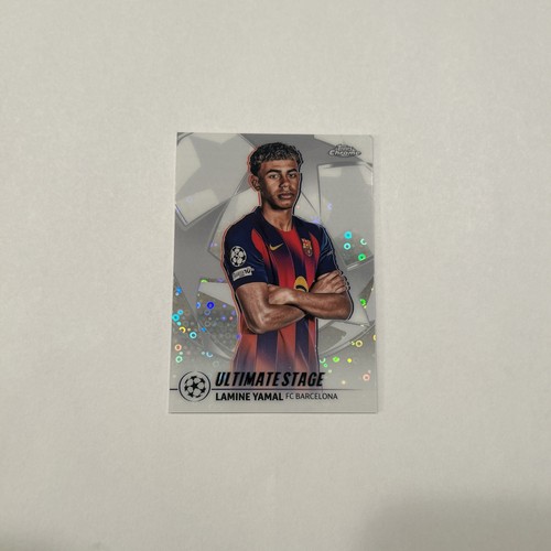 Topps UEFA Club Competitions 2025/26 Lamine Yamal FC Barcelona US-20 Chrome