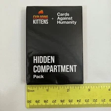 Exploding Kittens plus Cards Against Humanity Hidden Compartment Pack Cards