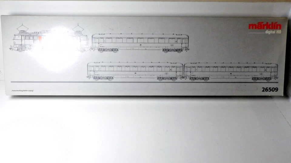 Märklin H0 26509 Zugpackung Berlin-Leipzig, digital MFX Vollsound, OVP, Beleuch.