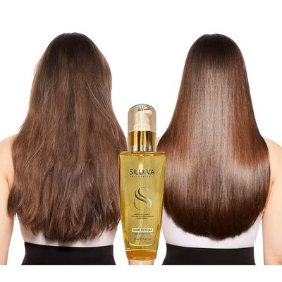 SILLKVA Moroccan Argan Oil Hair Essence Suitable for Dry, Frizzy
