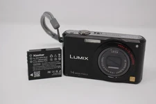 Panasonic LUMIX FX150 14.7MP Digital Camera Black Point Shoot Tested w/Batt