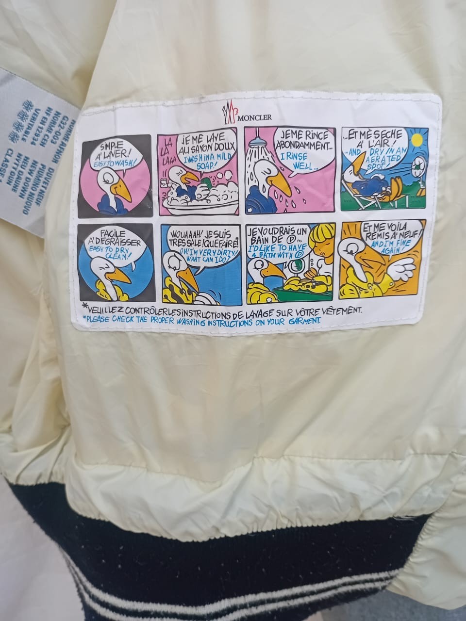 Authentic Moncler Branson Down Jacket Gray Wool B… - image 7