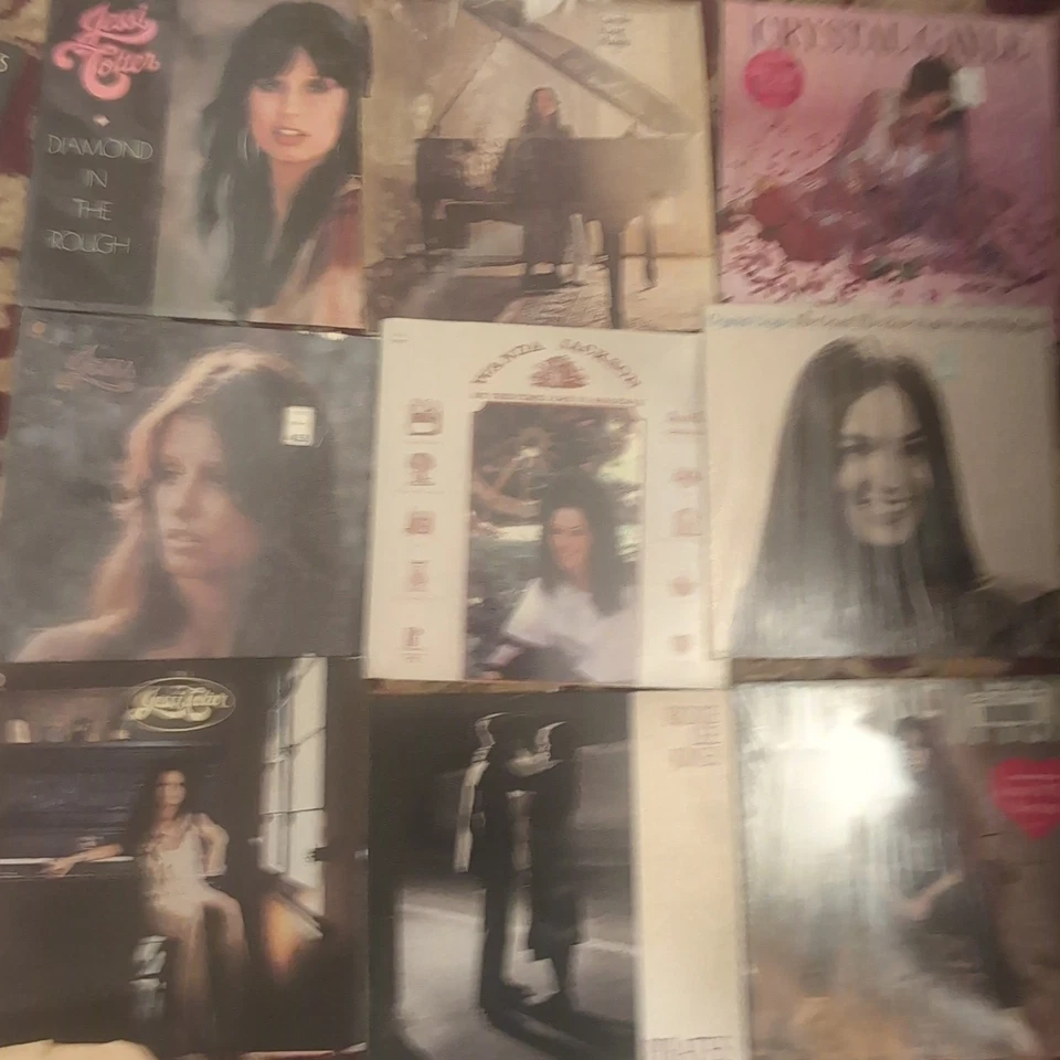 Lot Of 10 Vinyl Female 70s Rock. All NM Vinyl. Carole King. Jessi Colter. Rickie Foto 2 de 4
