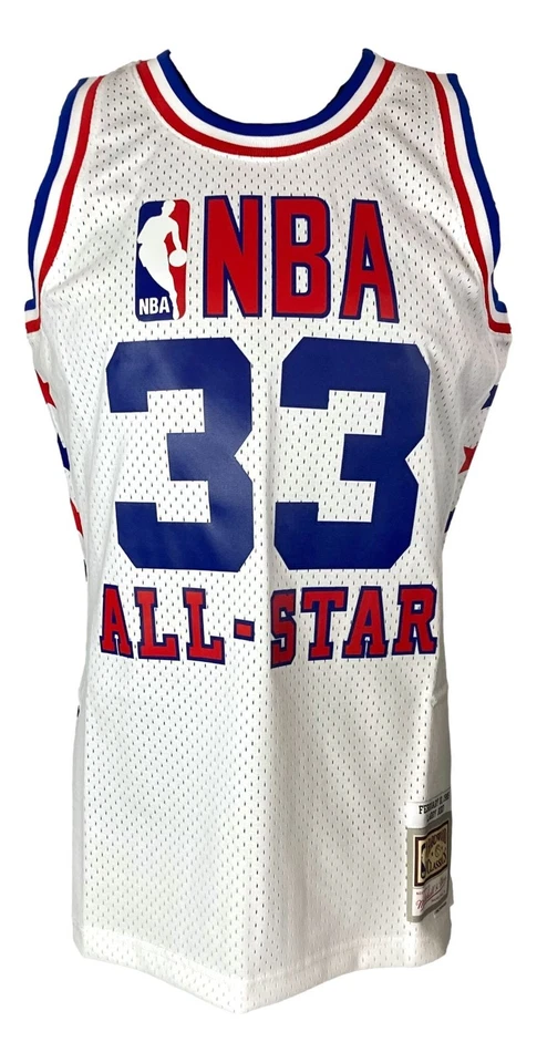 Larry Bird Signed Celtics All Star M&N Hardwood Classics Swingman Jersey JSA - Image 3 of 4