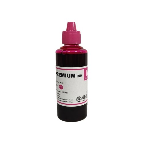 INCHIOSTRO 100ML MAGENTA UNIVERSALE PER EPSON CANON BROTHER LEXMARK PREMIUM INK - Foto 1 di 1
