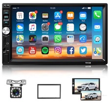 Autoradio 2 Din Bluetooth Stereo per Auto Player Digitale con Touchscreen 7 - Miniatura 1