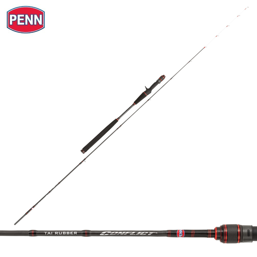 PENN Saltwater Baitcasting CONFLICT TAIRUBBER 206 60-120 42090₽