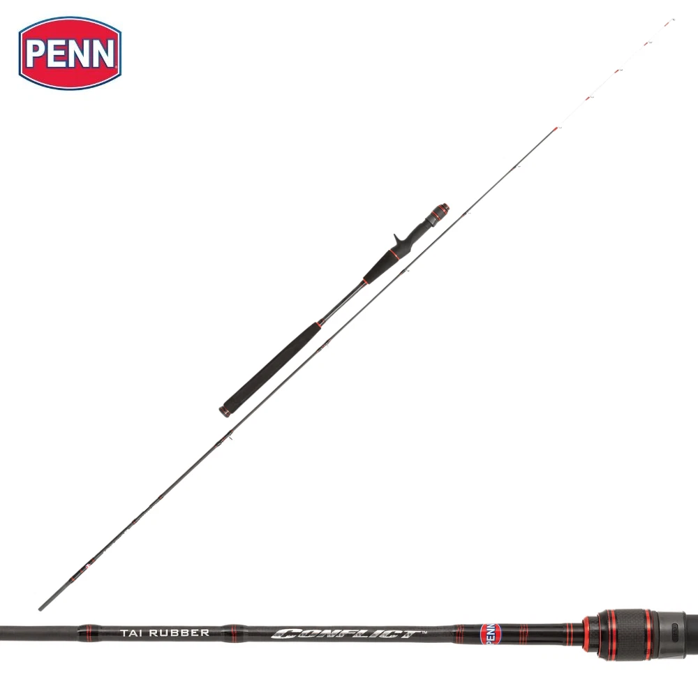 PENN Saltwater Baitcasting Jigging Rod CONFLICT TAIRUBBER 2.06m 60-120g