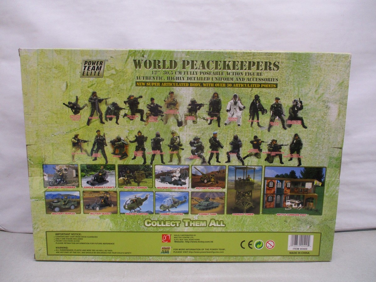 Power Team Elite World Peacekeepers Marine 12 Inch Figure | eBay