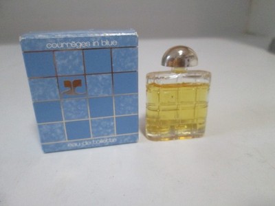 Vintage Courreges in Blue 0.17 Oz. 5 ML Eau de Toilette EDT Miniature Mini