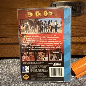 Mad Dog McCree CIB And American Laser Games Game Gun for Sega CD Tested Works