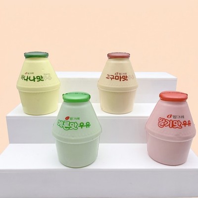 Korean Style Milk Carton Squishy Toys, 4 Pack