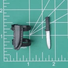 G.I.Joe Classified Series Retro Card Sgt. Stalker Knife Sheath 6" 1/12 Fodder