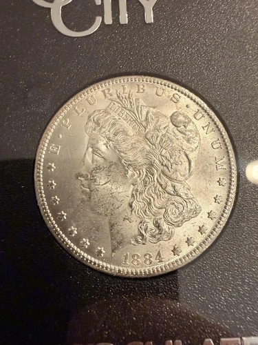1884 Carson City Morgan Silver Dollar Uncirculated GSA Holder #83140181
