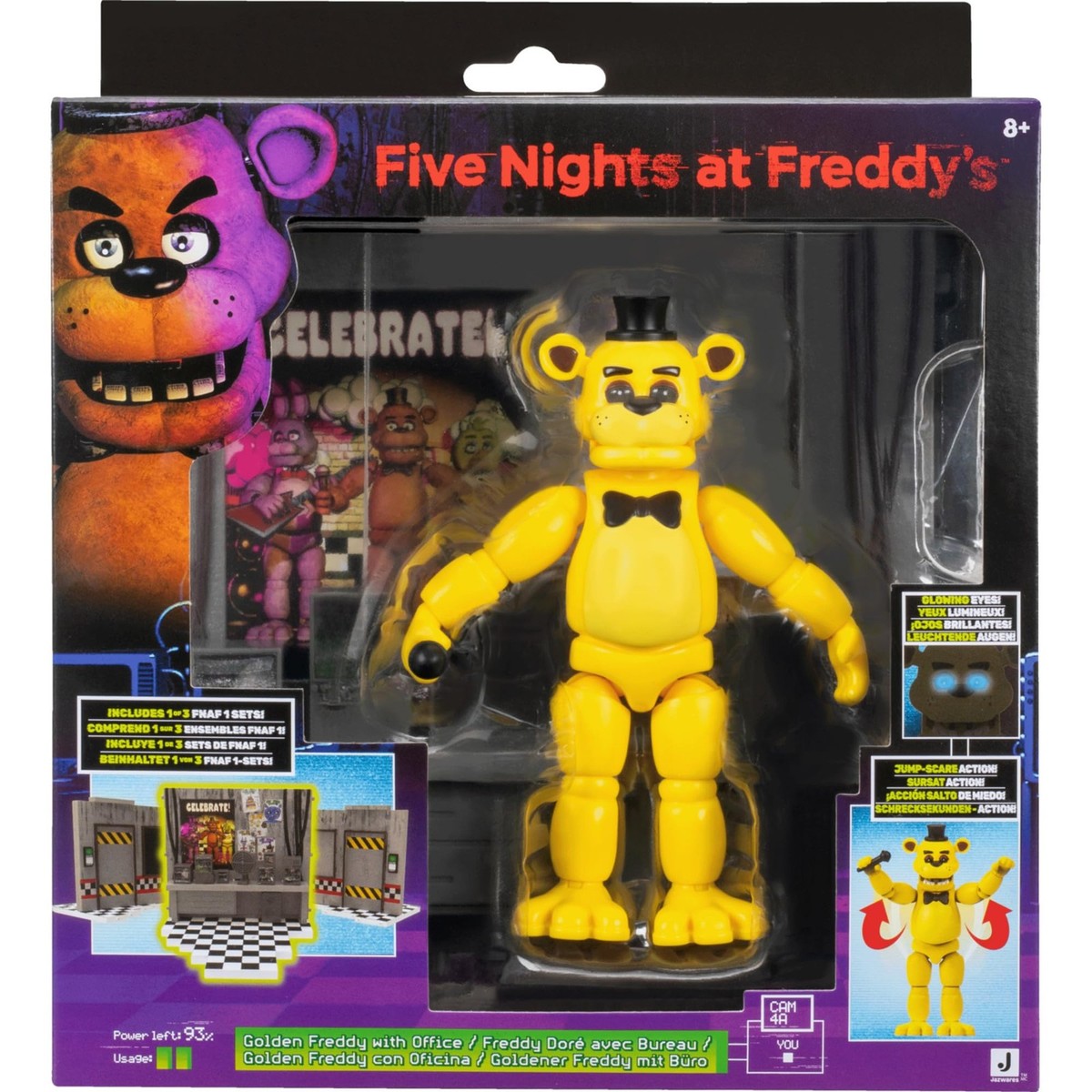 Five Nights at Freddy's Golden Freddy Office Set - 5-Inch