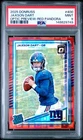 2025 PANINI DONRUSS OPTIC PREV-RED PANDORA #400 JAXSON DART ROOKIE RC PSA 9