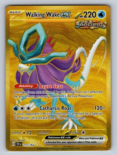 Walking Wake ex 215/162 NM/M Temporal Forces HR Pokemon Holo T00617