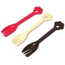 Rosewood Pet Food Feeding Fork Plastic Spork Wet Dog Cat Tin Scraper 1pc Random