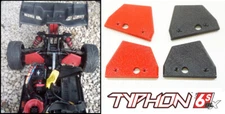 Rear Arm Mudguard Dirt & Rock Guard Set for Arrma Typhon BLX 6s V1-V5