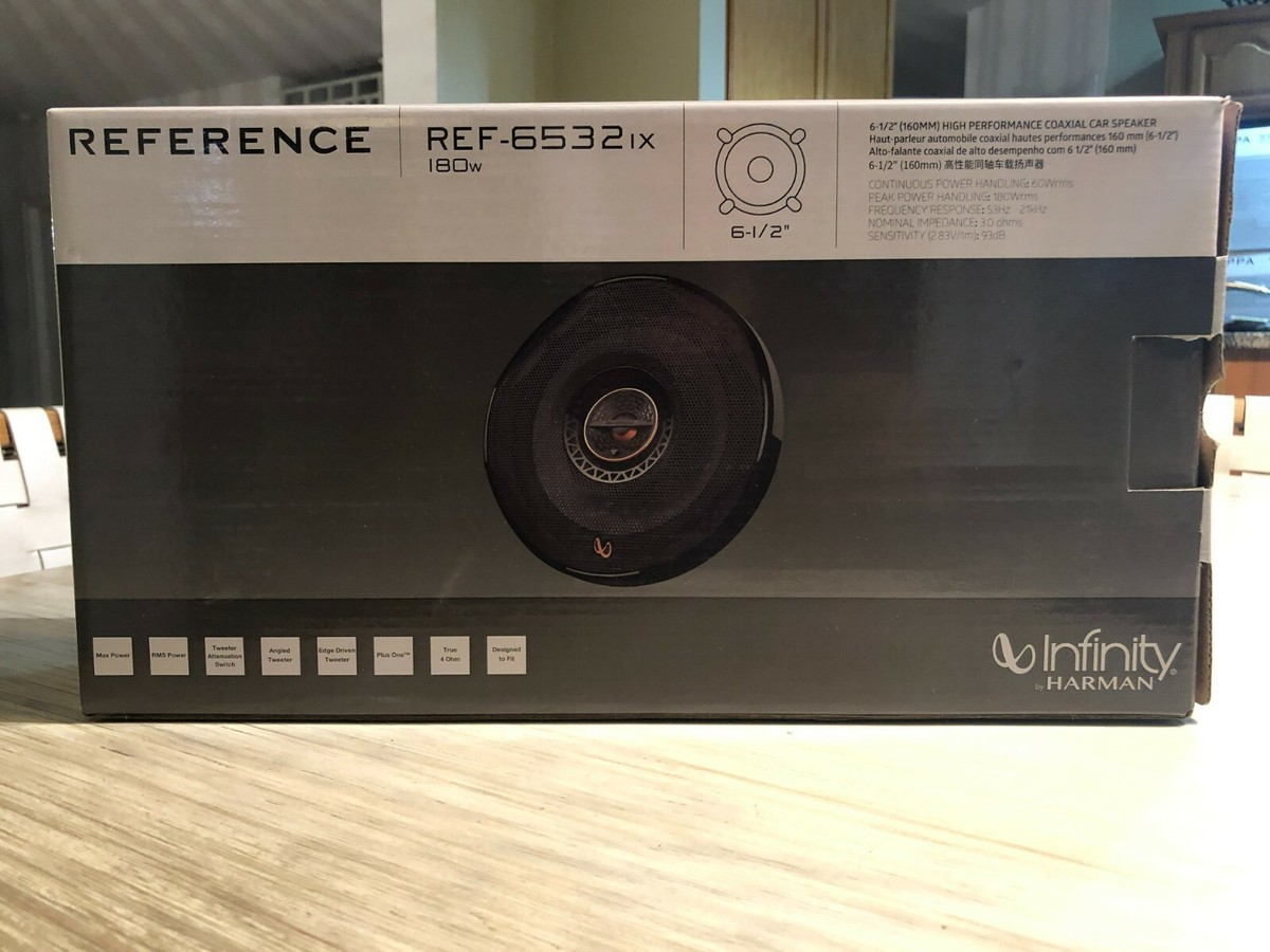 Infinity Reference REF6532ex 6.5" 2-Way Coaxial Car Audio Speakers - 55W RMS Pair
